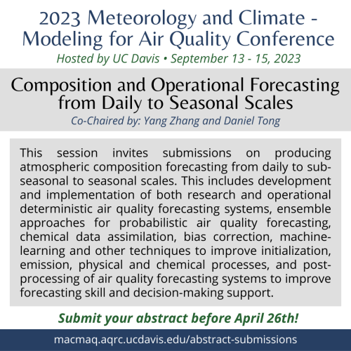 Composition and Operational Forecasting from Daily to Seasonal Scales
